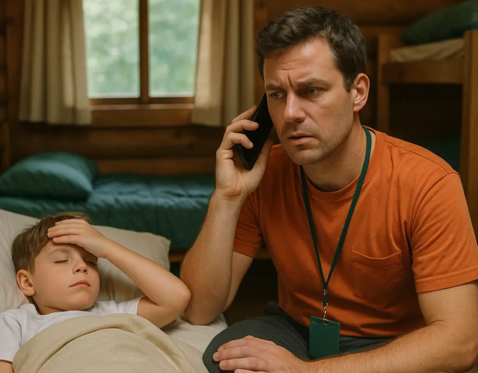 Co zrobić jeśli dziecko rozchoruje się na kolonii?